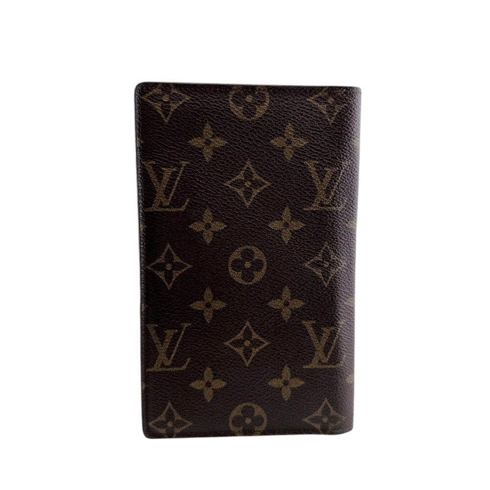 LOUIS VUITTON M60176 Cartes Crédit Monogram Leather Pass Case Brown